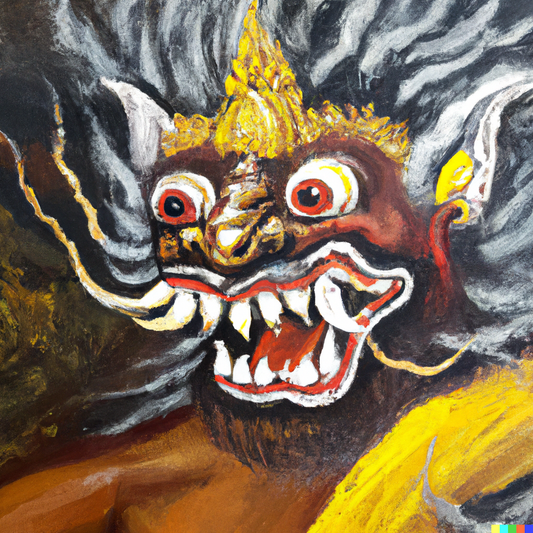 A rakshasa figure