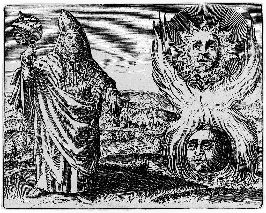 Alchemical engraving — the philosopher's stone