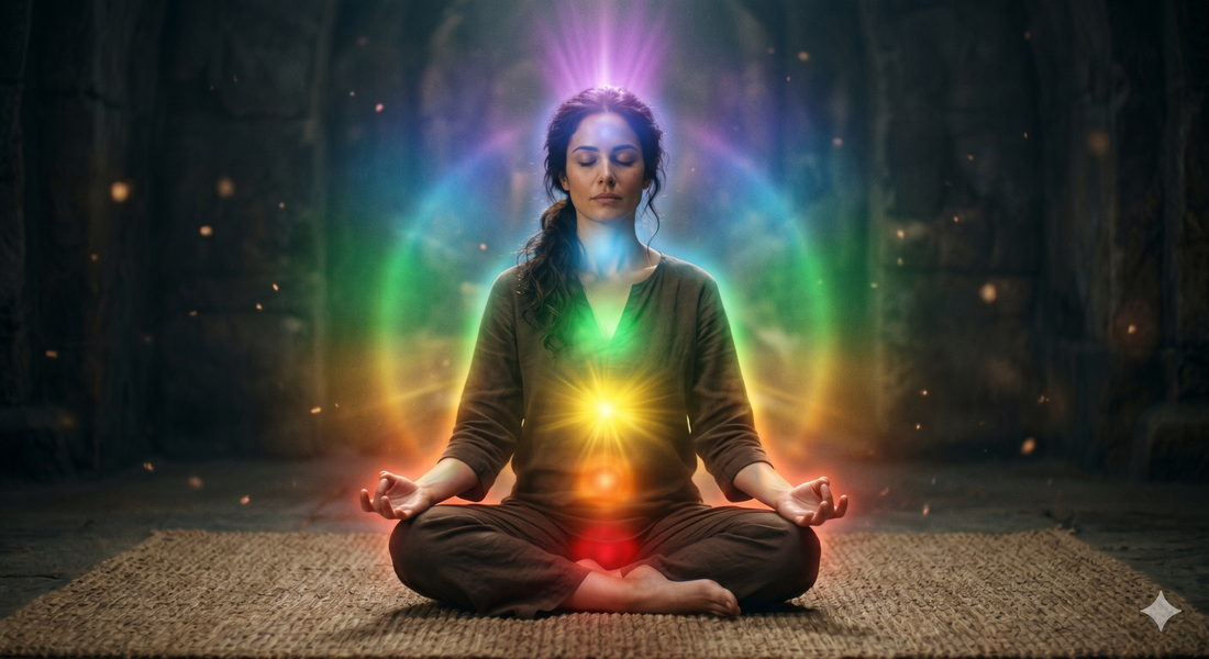 A chakra/aura meditator — the body as calendar