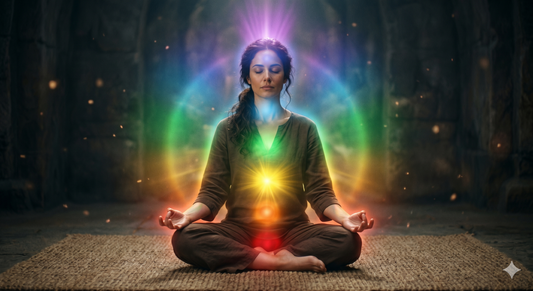 A chakra/aura meditator — the body as calendar