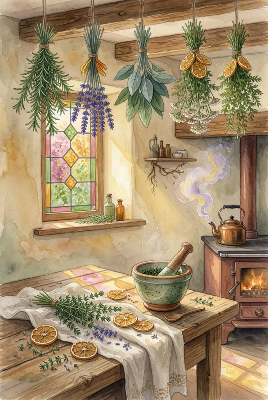 A cottagecore witch kitchen — the aesthetic vs the real
