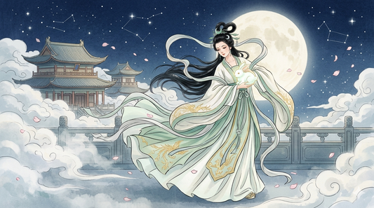 Chang'e, the moon goddess of the eclipse