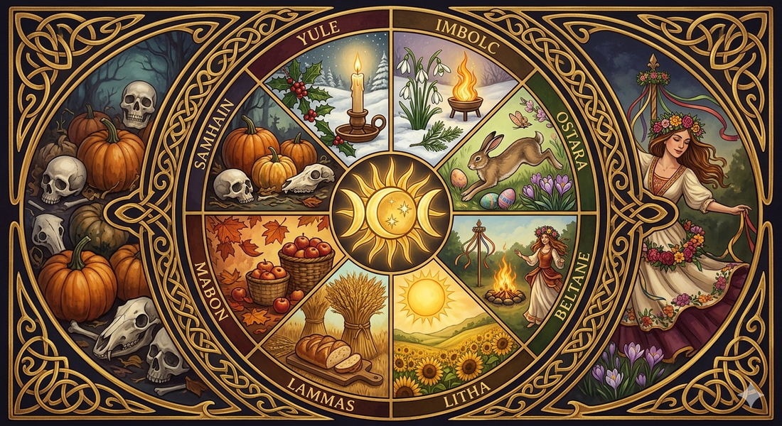 The pagan wheel of the year