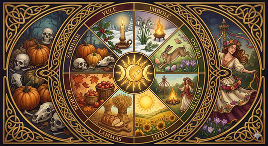 The pagan wheel of the year
