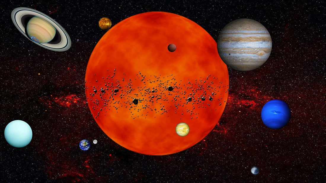 Planets in painterly cosmic light