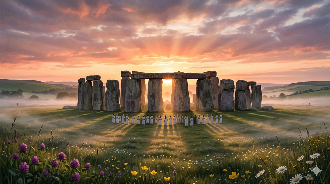 Stonehenge at solstice dawn