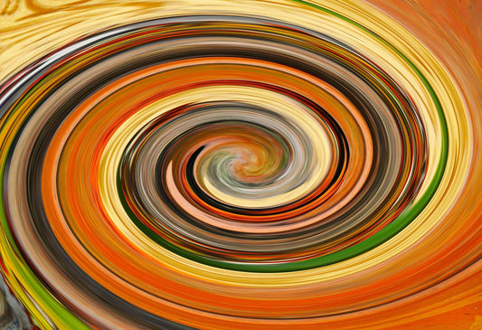Concentric energy ripples moving outward