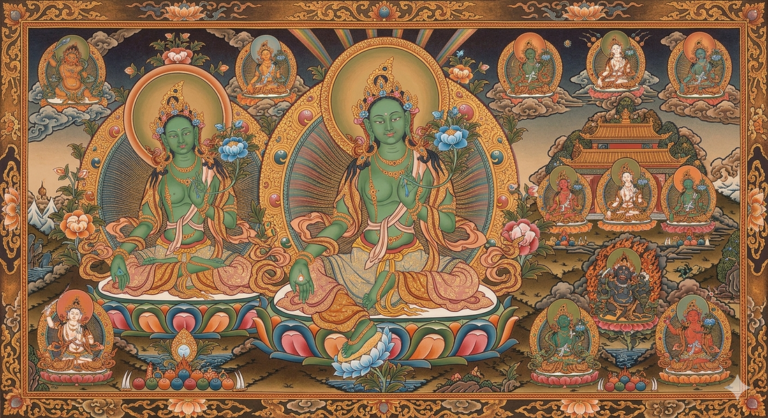 Green Tara — the patient Buddha